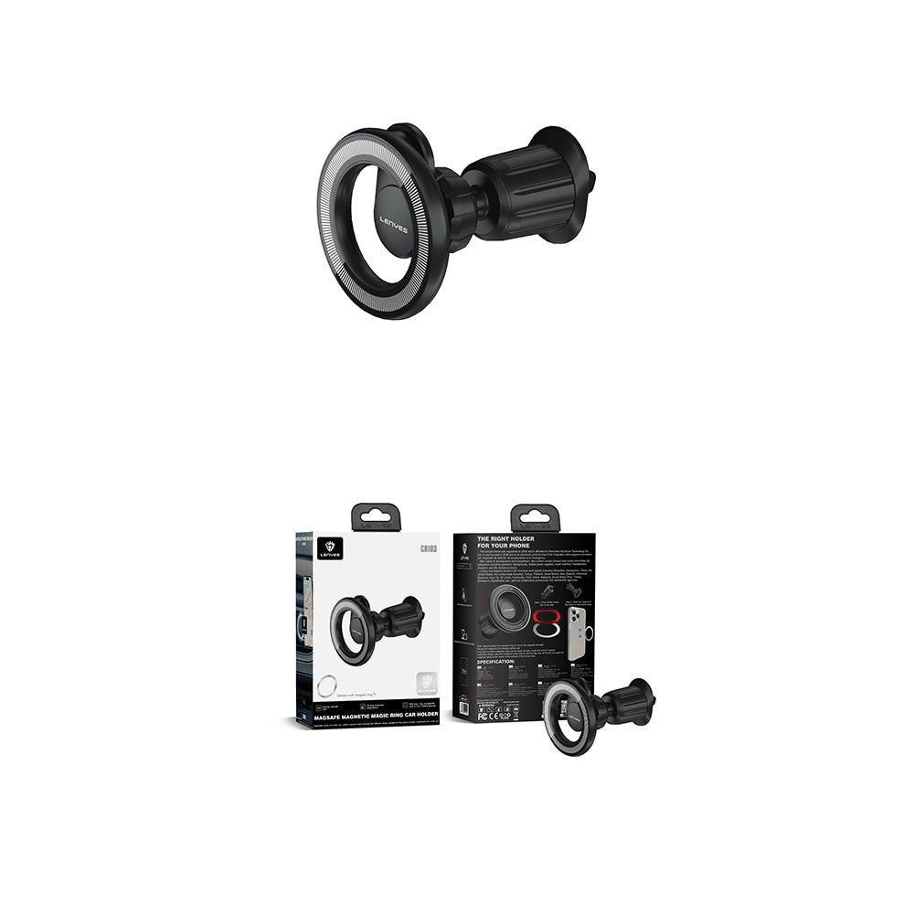 Lenyes CR183 M-safe Magnetik Özellikli 360 Derece Dönebilen Havalandırma Tasarım Araç Telefon Tutucu Lenyes CR183 M-safe Magnetik Özellikli 360 Derece Dönebilen Havalandırma Tasarım Araç Telefon Tutucu